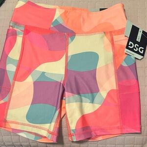 DSG girls Vibrant Pink and Orange Athletic Shorts
L